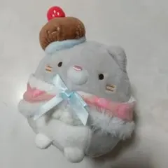 すみっこぐらし　ねこのきょうだい　グレー　あつめてぬいぐるみ　 おかし屋さん