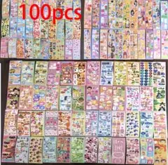 100枚入りキャラクターステッカーセット　ばら撒き用に♪