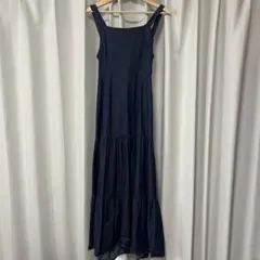 ems excite Bリボンワンピース デニム