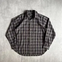 PENDLETON 別注 ダブルガーゼ チェックシャツ 半袖 オープンカラー L