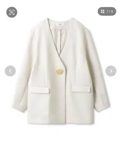 SNIDEL　Sustainableビッグボタンジャケット