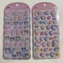 k*i様 【ラス1】コットンパフィシール　マイメロ　キティセット