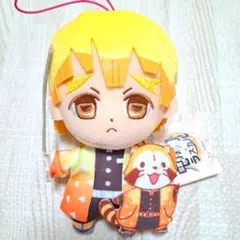 鬼滅の刃×ラスカル コラボぬいぐるみ 我妻善逸 あらいぐまラスカル 新品