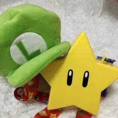 ユニバ ルイージ 帽子 スターポップコーンバケット セット