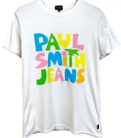 Paul Smith JEANS 両面ロゴTシャツ 白 M マルチカラー 半袖のサムネイル