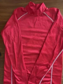 レッド ハイネック インナーウェア Lサイズ