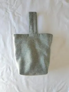 ワンハンドル　トートバッグ（グレー）