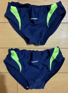京都 長岡スイミングスクール フットマーク 男子 水着（130.140）