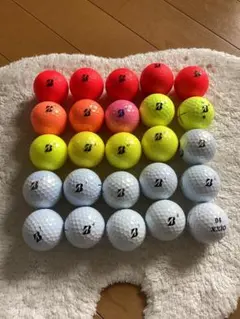 カラー ロストボール B BRIDCESTON Mix 25球 ゴルフボール