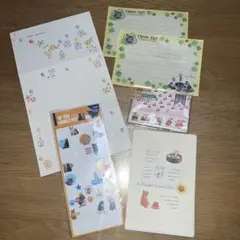 ネコちゃん ハガキとシール等セット