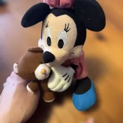 ミニーマウス ぬいぐるみ くま付き