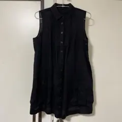 Burberry London ノースリーブ シャツ ブラックチェックのサムネイル