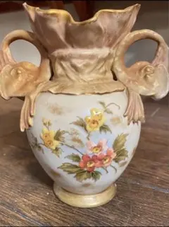 美品】花瓶 花器 ボヘミアグラス 置物 インテリア 工芸品 美術品 A3043