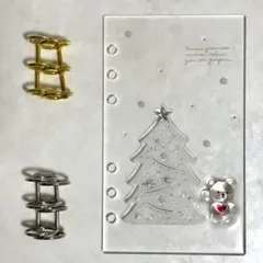 ✨たーちゃん 様専用✨A6 アクリルレジンバインダー　リング付き　韓国　貯金