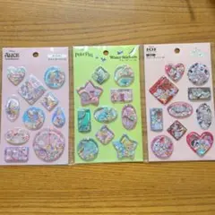 ディズニー ウォーターステッカー 3セット