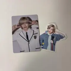 なにわ男子 道枝駿佑 トレカ ステッカー HARDWORK