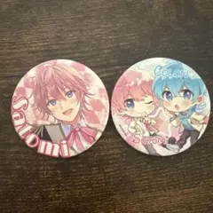 すとぷり　さとみくん　ころんくん　缶バッジ