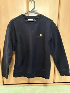 Carhartt ブラック クルーネック トレーナーのサムネイル
