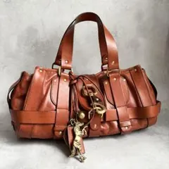 Chloeクロエ ケララバッグ 濃茶ダークブラウン 馬チャーム 比較的綺麗 