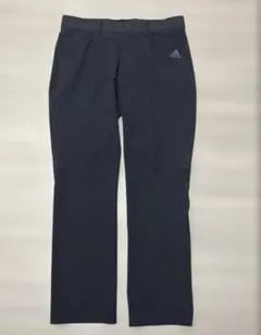 【美品】adidas CLIMACOOL ゴルフパンツ 濃いグレーLサイズ