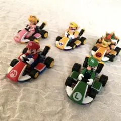 マリオ　プルバックカー　マリオカート ミニカー 5台セット　Nintendo