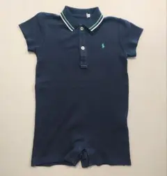 ポロラルフローレン ネイビー ポロシャツロンパース