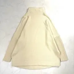 BALLSEY ウールセーブルカシミヤ ハイネックニット アイボリー S
