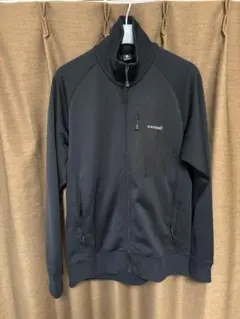モンベル マウンテン ジャージジャケット メンズ Lサイズ 黒