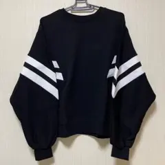 ★GORGE ゴージ レディース 黒 長袖トレーナー