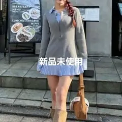 Nono企画】トップスセットプリーツミニワンピ NICE CLAUP - メルカリ