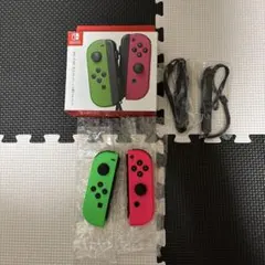 Nintendo switch ジョイコン　ネオングリーン　ネオンピンク