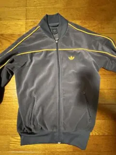 adidas ブラウン ベロアトラックジャケット