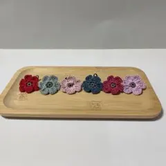 小さなお花のヘアゴム