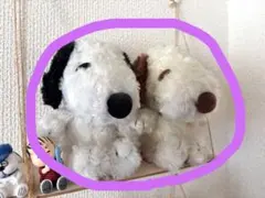 【 スヌーピー ぬいぐるみ 2個セット 】のサムネイル
