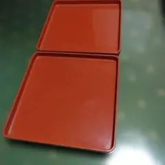 漆塗 御膳 2枚セット 四角 - メルカリ
