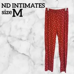 ND INTIMATES【M】パンツ ドット柄 赤 海外古着