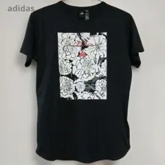 adidas アディダス フラワーグラフィック レディースTシャツのサムネイル