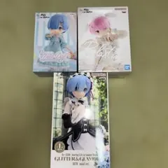 Re:ゼロから始める異世界生活 3体フィギュアセット