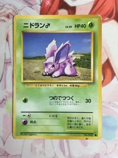 ポケモンカード ニドラン♂ 旧裏