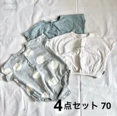 ロンパース Tシャツ 4点セット 70-80 西松屋