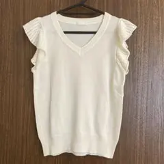 GU＊フリルサマーニット