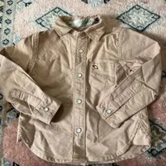 ベージュ ボタンアップシャツ　95cm アーノルドパーマー