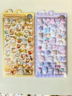 ボンボンドロップシール はちみつボンボン ふわふわドロップシール ぬいぬい