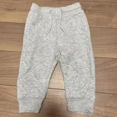 【BabyGAP】柔らかレギンス　杢グレー　12-18m