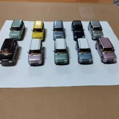 ミニカー 10台セット カラフル 会社速販モデル用(非売品)