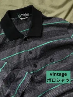 muirfield ポロシャツ 古着 ストライプ Popeye シティーボーイ