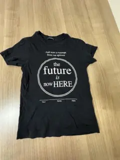 DIESEL メッセージプリント Tシャツ サイズ8 ブラック