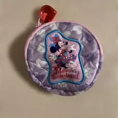 ミニーのファンダーランド　カプセルトイ　ミニポーチ ハート柄　ピンク　新品未使用