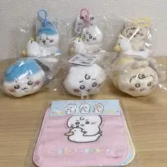 ちいかわベビー おまるマスコット　ハイハイぬいぐるみ　タオル7点セット