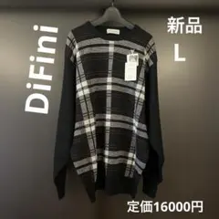 zC1171【L】CERRUTI 1881 セーター チェック柄 カシミヤ - メルカリ